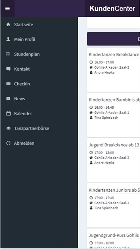Capturas de pantalla de Tanzschule Leipzig