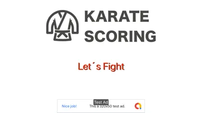 Скриншоты Karate Scoring
