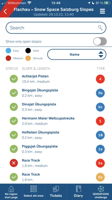 Ski amadé سکرین شاٹس