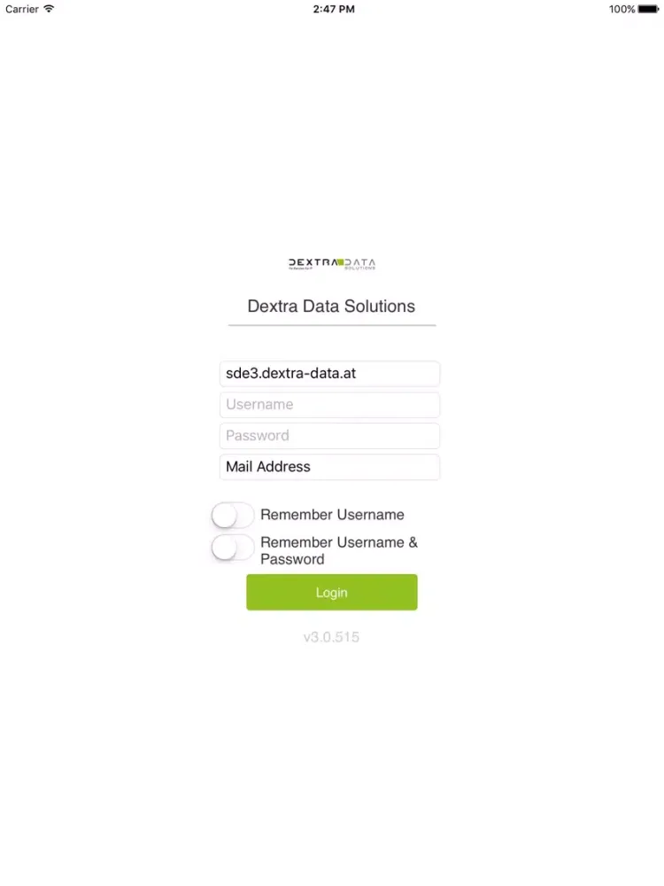 Zrzuty ekranu Secure Data Exchange iPad 