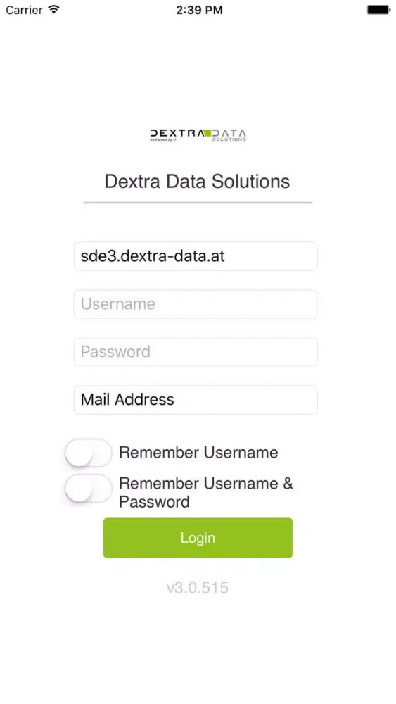 Zrzuty ekranu Secure Data Exchange