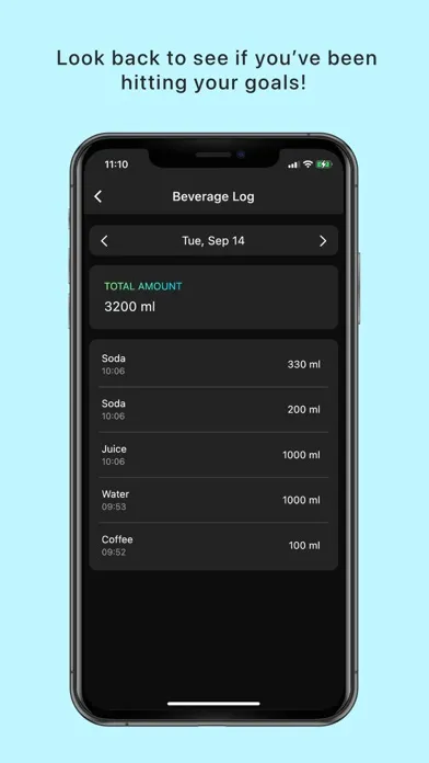 Tangkapan layar ez Water Reminder: Track daily