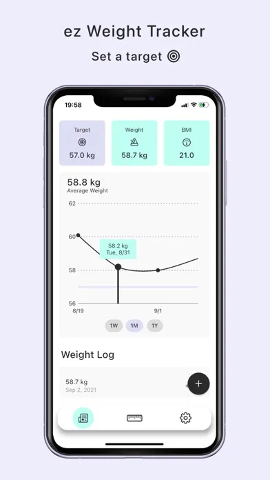 ez Weight & BMI Tracker应用截图