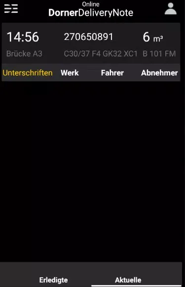 dornerDeliveryNote Screenshots