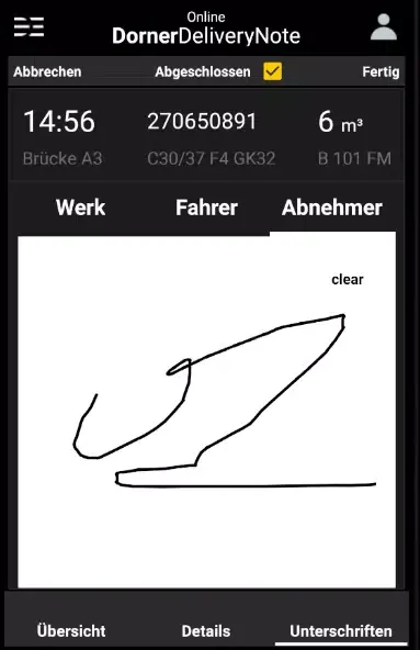 dornerDeliveryNote Screenshots