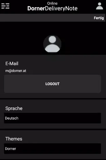 dornerDeliveryNote Screenshots