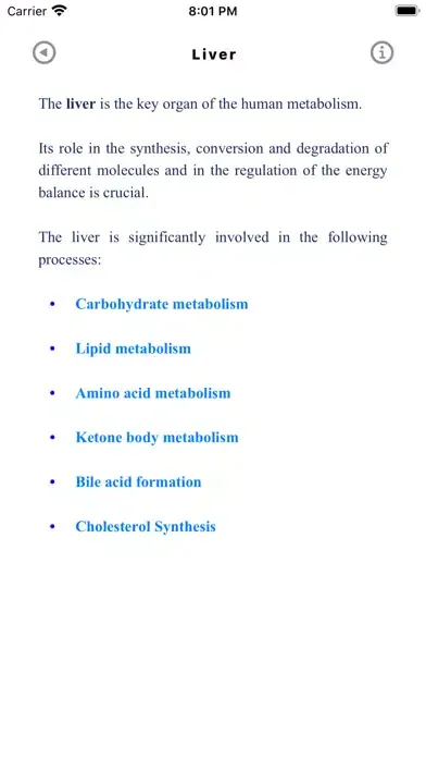 Tangkapan layar Metabolic Organs