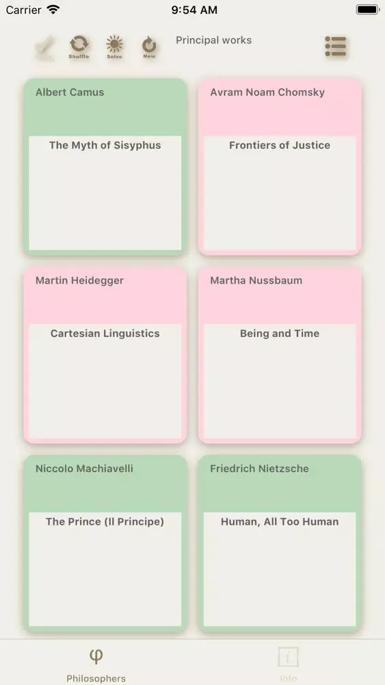 Thinkers Screenshots
