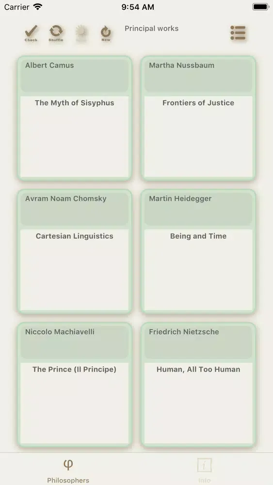 Thinkers Screenshots
