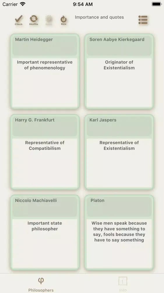 Thinkers Screenshots