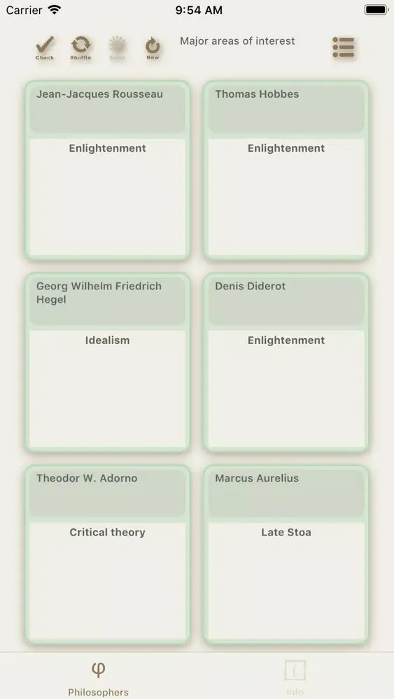 Thinkers Screenshots