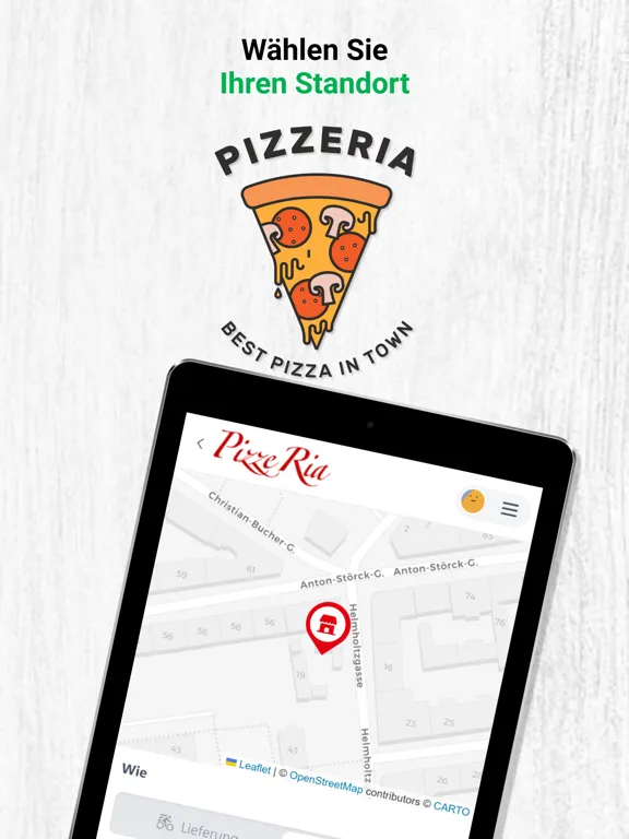 Ảnh chụp màn hình của Pizze Ria Wien iPad 