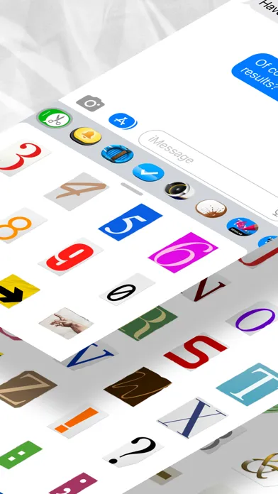 Screenshot di Letter Snippets Stickers