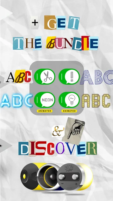 Screenshot di Letter Snippets Stickers