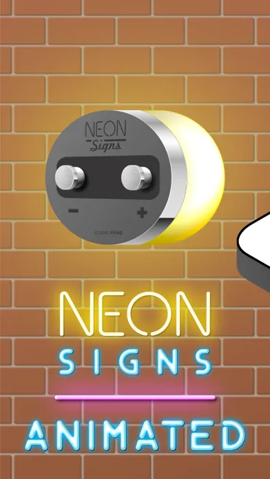 Neon Stickers Animated Signs 스크린샷
