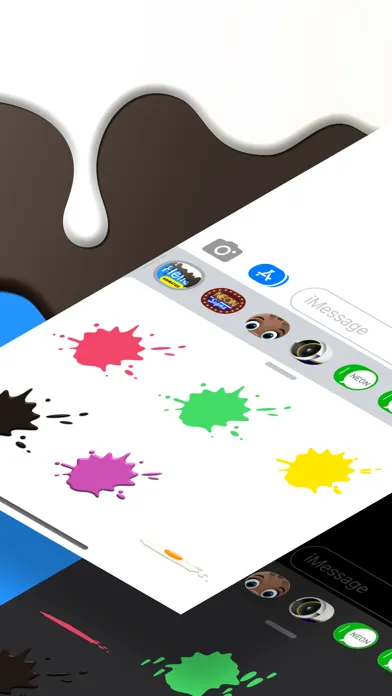 Paint Splash Animated Stickers Ekran Görüntüleri