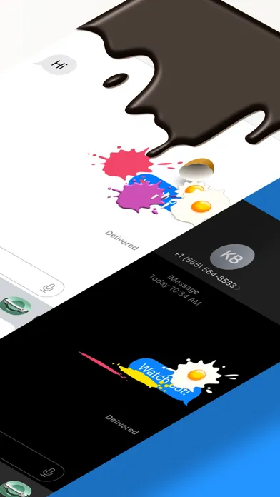 Paint Splash Animated Stickers Ekran Görüntüleri