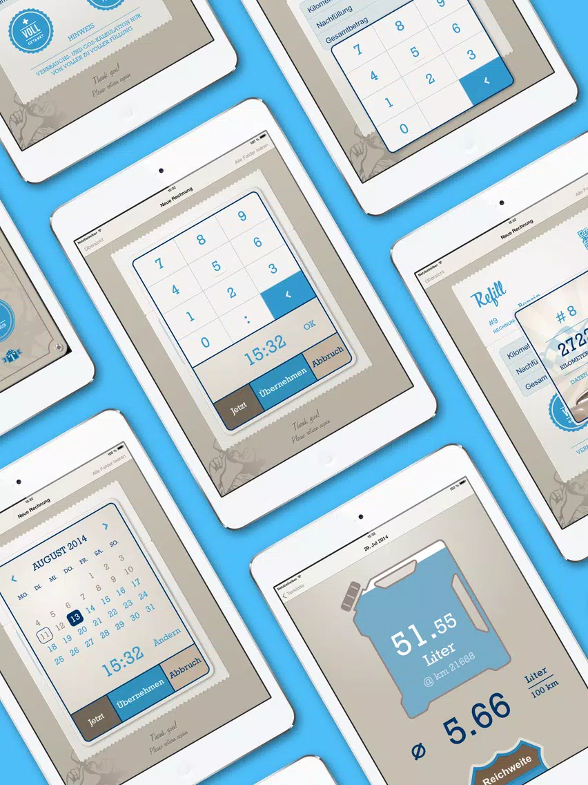 Refill HD Fuel Efficiency Logbook iPad 應用截圖