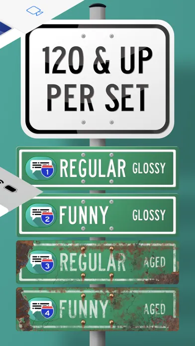 Tangkapan layar Road Signs USA (Glossy)