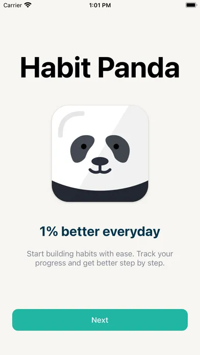 Screenshot di Habit Panda - Daily routines
