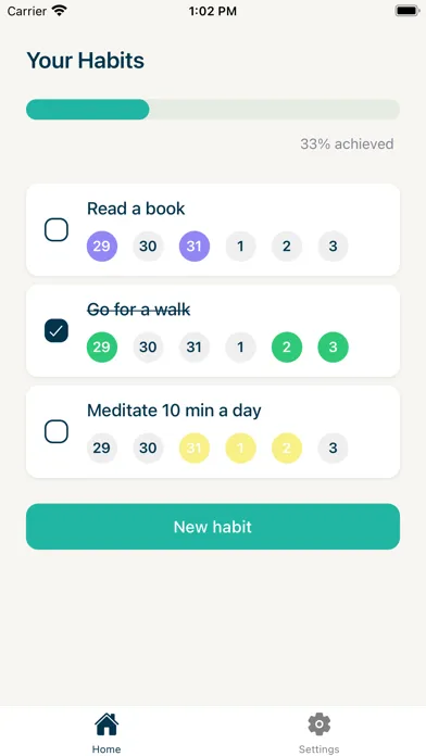 Screenshot di Habit Panda - Daily routines