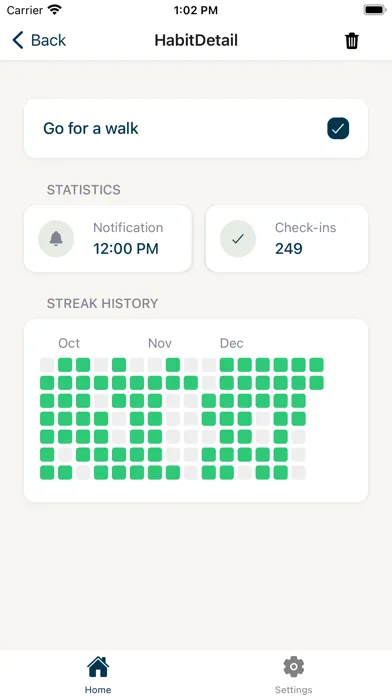 Screenshot di Habit Panda - Daily routines
