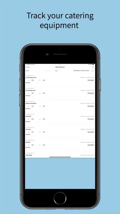 OpsControl Sheet for Aviation Screenshots
