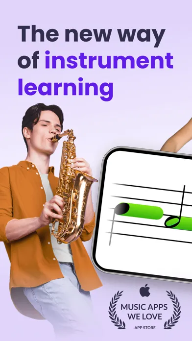 Tangkapan skrin tonestro - Music Lessons