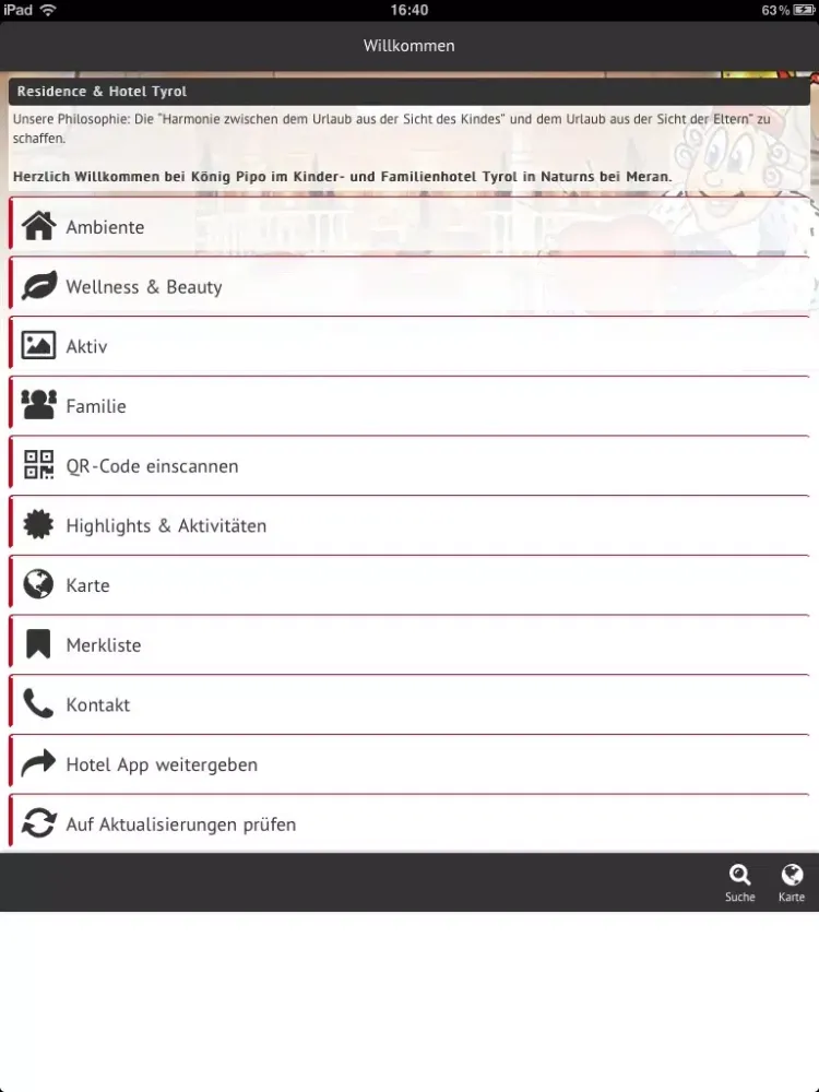 Capturas de tela do Life Balance Hotel Arosea iPad 