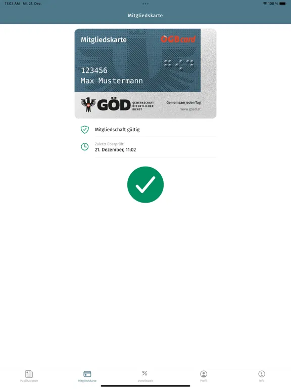 Capturas de pantalla de GÖD App iPad 