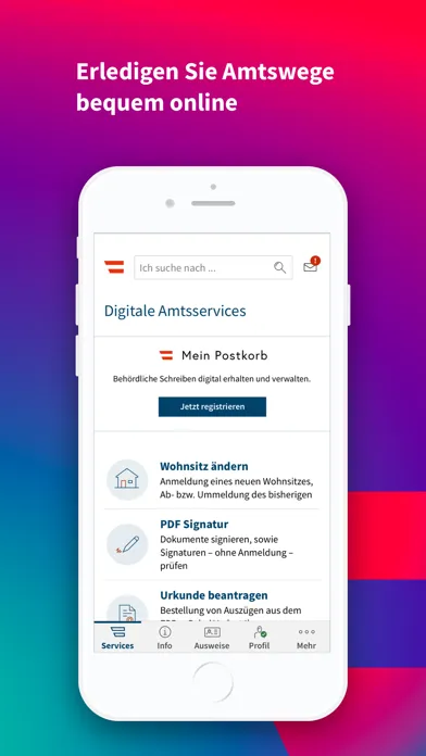 Digitales Amt Ekran Görüntüleri