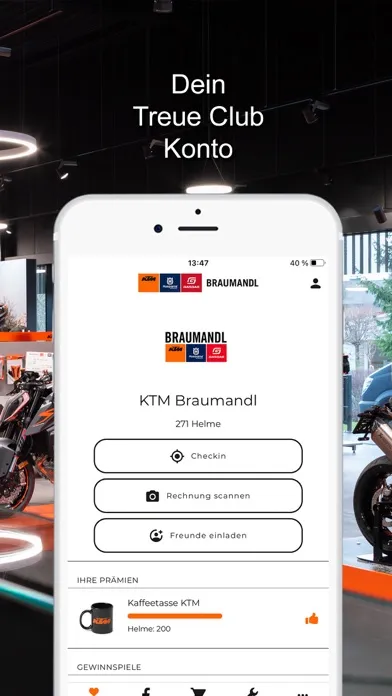 ภาพหน้าจอของ KTM Braumandl