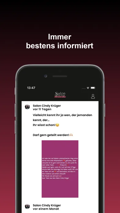 Salon Cindy Krüger سکرین شاٹس