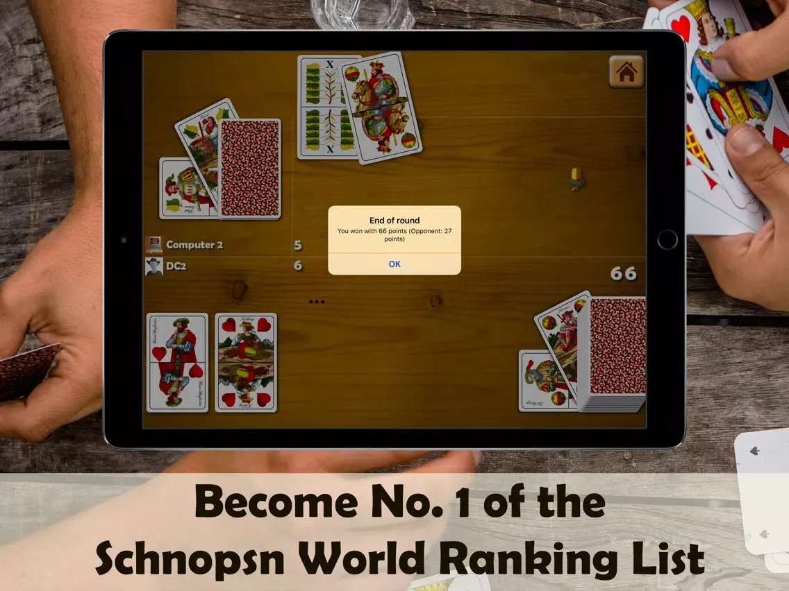 ภาพหน้าจอของ Schnopsn Pro iPad 