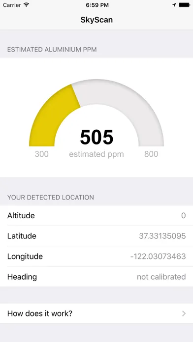 Chemtrail Detector स्क्रीनशॉट