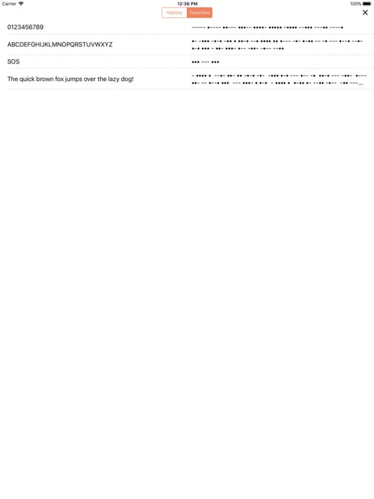 Capturas de pantalla de Morse -- --- •-• ••• • iPad 
