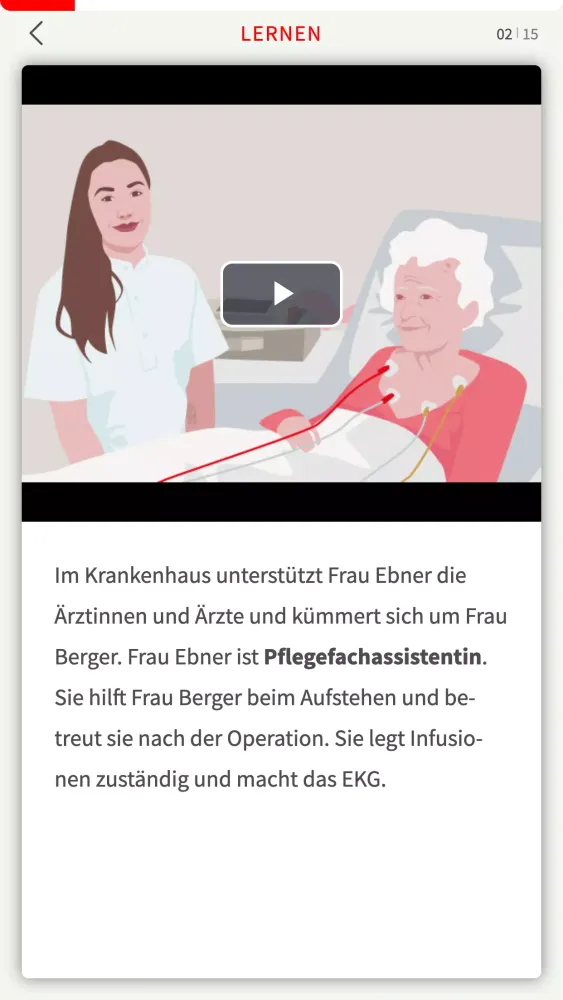 Screenshot di Kann ich Pflege?