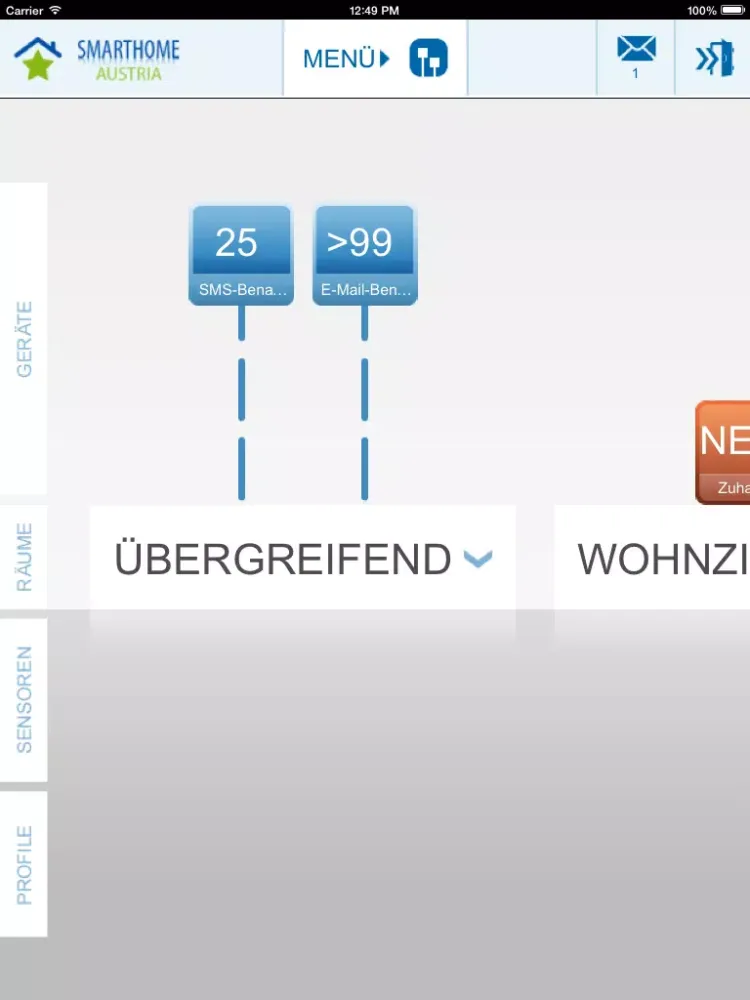 SmartHome Austria iPad  Screenshots