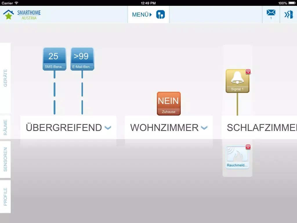 SmartHome Austria iPad  Screenshots