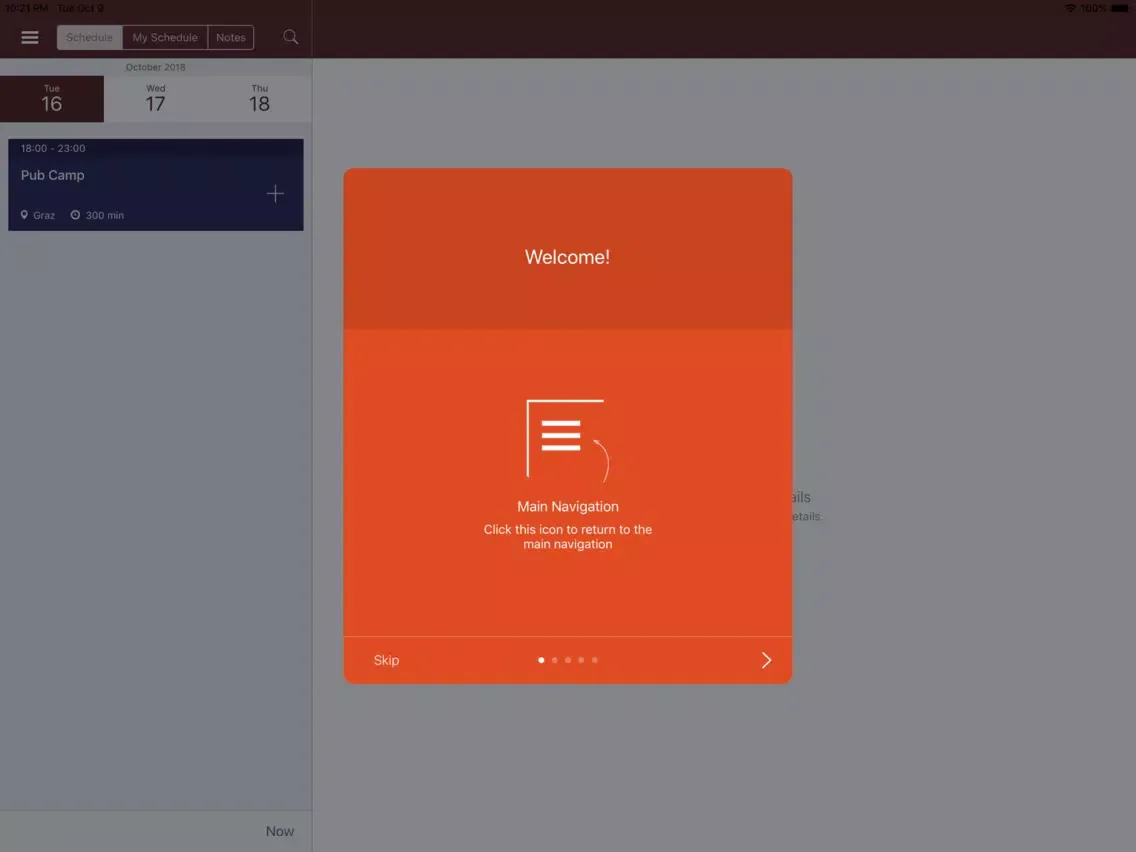 Zrzuty ekranu WUC iPad 