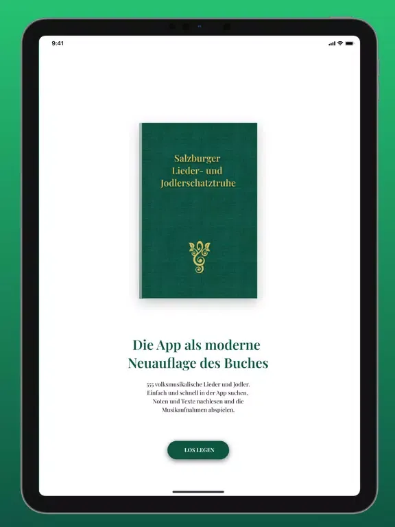 Ảnh chụp màn hình của Lieder- und Jodlerschatztruhe iPad 