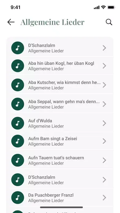 Ảnh chụp màn hình của Lieder- und Jodlerschatztruhe