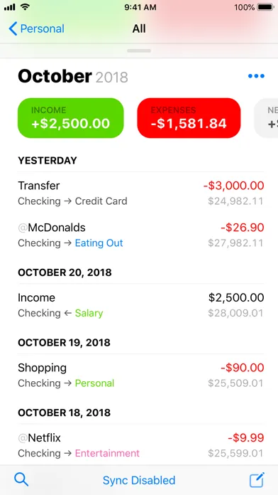 Finances 2 스크린샷