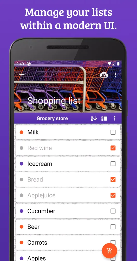 Скриншоты Shopping list (shareable)