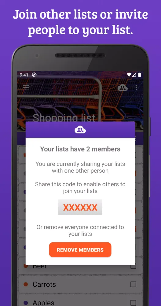 Скриншоты Shopping list (shareable)