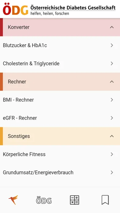 Captures d'écran de ÖDG mobile - Leitlinien 2023