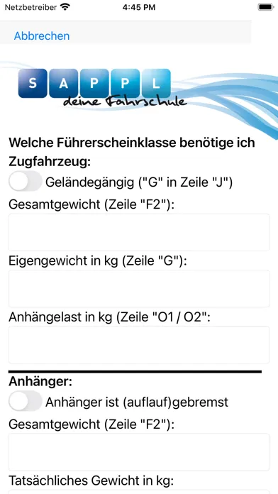 Fahrschule Sappl Screenshots