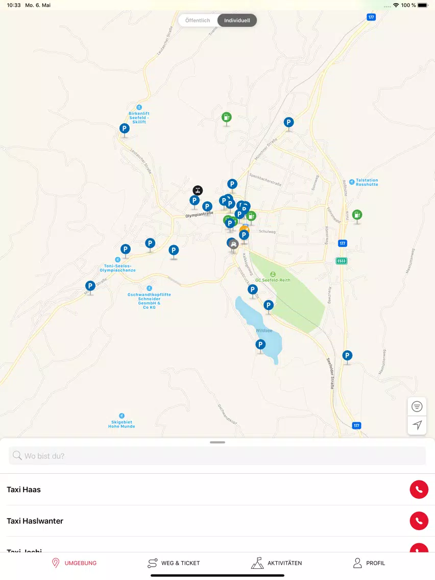 Screenshot di Seefeld iPad 