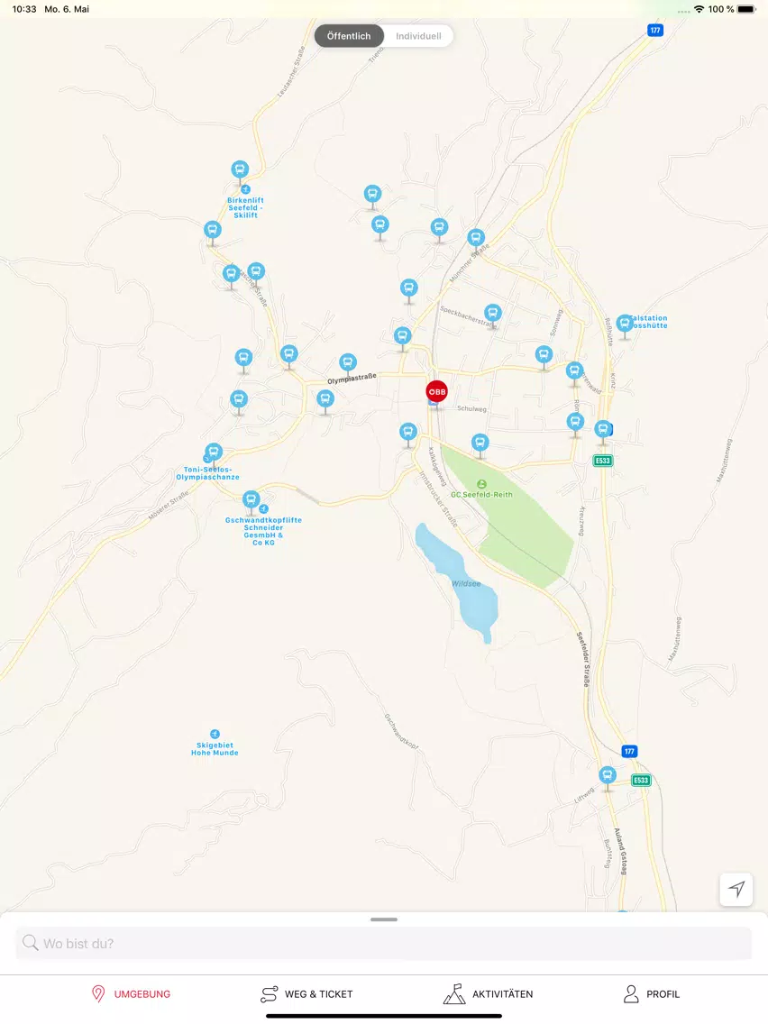 Screenshot di Seefeld iPad 