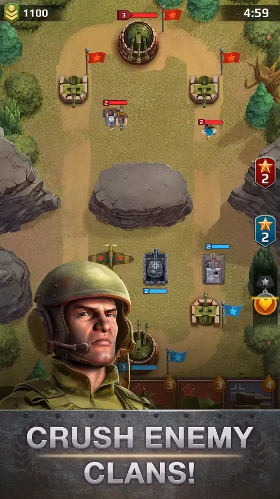 Armored Age - Tanks Arena स्क्रीनशॉट